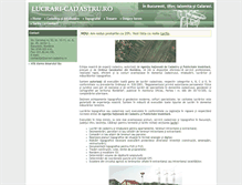 Tablet Screenshot of lucrari-cadastru.ro